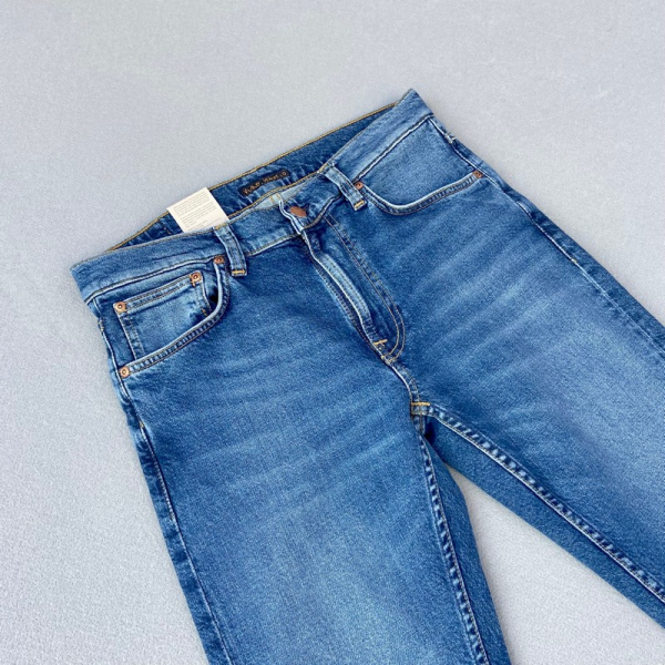 NUDIE JEANS LEAN DEAN BLUE MUD