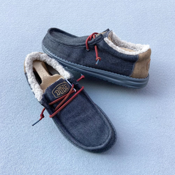 HEY DUDE ZAPATO WALLY BLACK SHELL