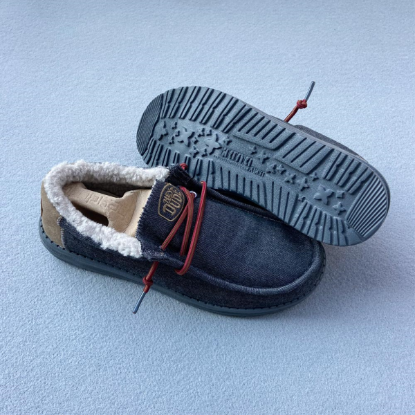 HEY DUDE ZAPATO WALLY BLACK SHELL