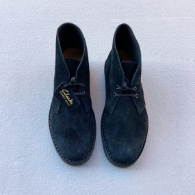 CLARKS DESERT BOOT EVO GAMUZA NEGRO 2