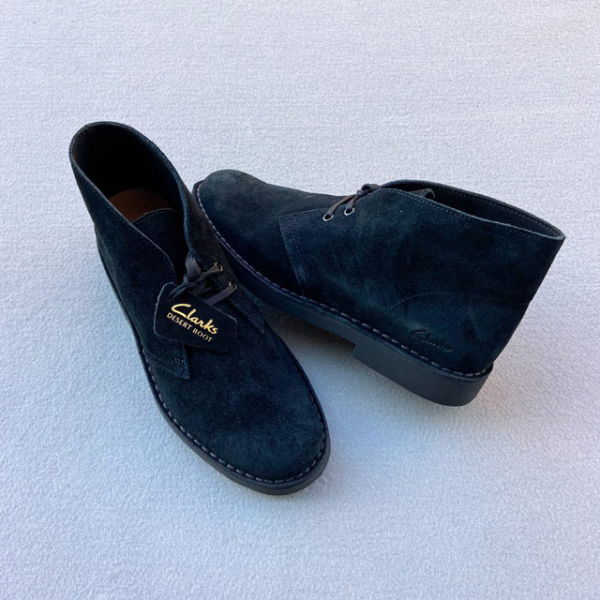 CLARKS DESERT BOOT EVO GAMUZA NEGRO