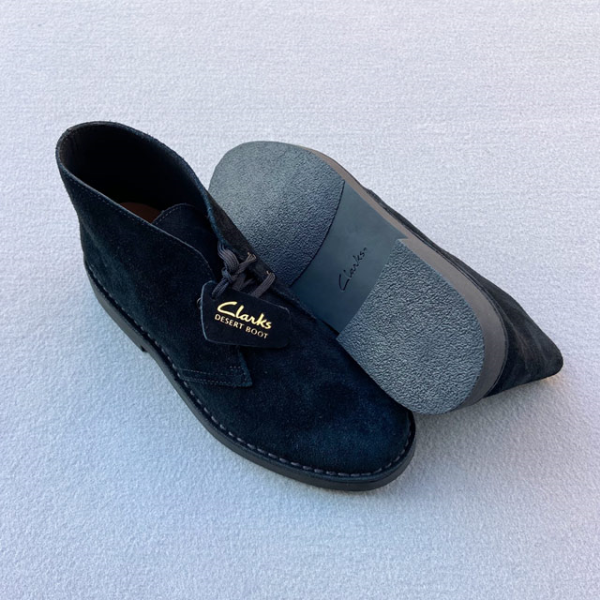 CLARKS DESERT BOOT EVO GAMUZA NEGRO