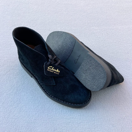 CLARKS DESERT BOOT EVO GAMUZA NEGRO