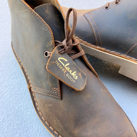 CLARKS DESERT BOOT MARRÓN ENCERADO