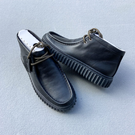 CLARKS BOTIN TORHILL HI CUERO NEGRO