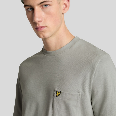 LYLE & SCOTT CAMISETA RELAXED PLAIN PIQUE POCKET