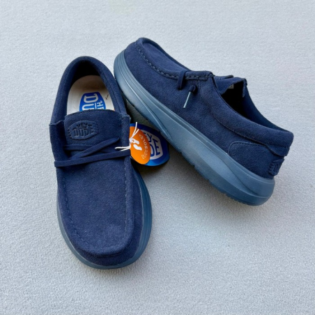HEY DUDE ZAPATO WALLY COMF SUEDE