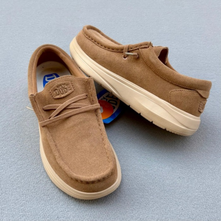 HEY DUDE ZAPATO WALLY COMF SUEDE