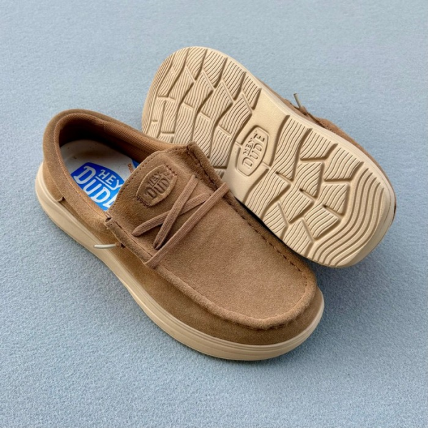 HEY DUDE ZAPATO WALLY COMF SUEDE
