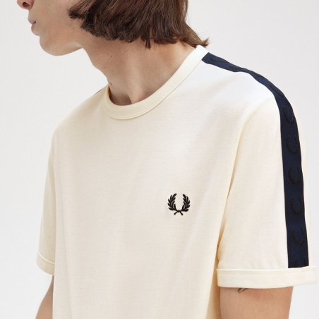 FRED PERRY CAMISETA RINGER CON CINTA A CONTRASTE