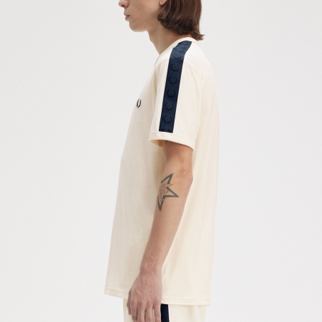 FRED PERRY CAMISETA RINGER CON CINTA A CONTRASTE