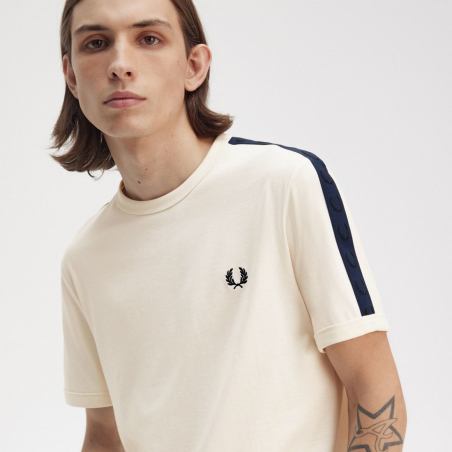 FRED PERRY CAMISETA RINGER CON CINTA A CONTRASTE