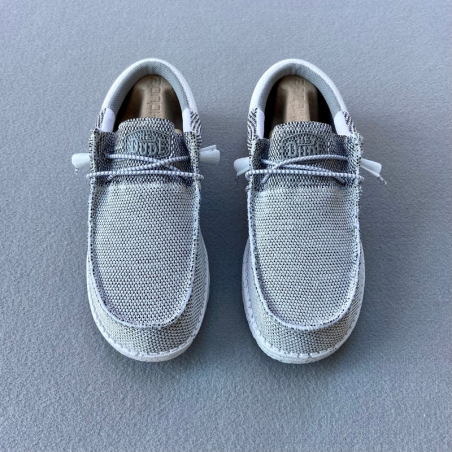 HEY DUDE ZAPATO WALLI STONE WHITE