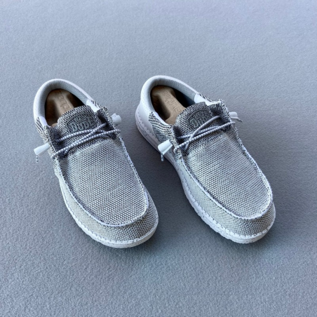 HEY DUDE ZAPATO WALLI STONE WHITE