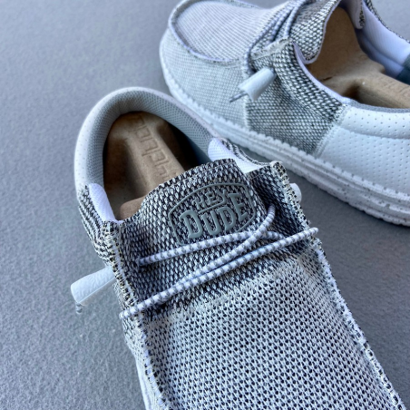 HEY DUDE ZAPATO WALLI STONE WHITE