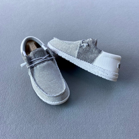 HEY DUDE ZAPATO WALLI STONE WHITE
