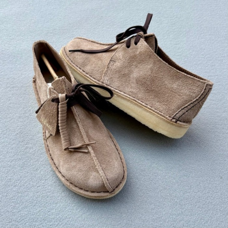 CLARKS BOTIN DESERT TREK WOLF SUEDE
