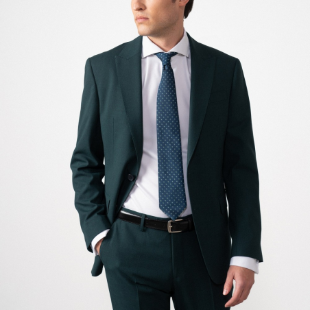 ETIEM TRAJE SLIM FIT SARGA LISA 100% LANA