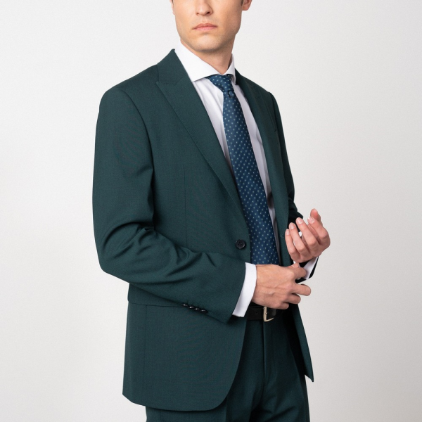 ETIEM TRAJE SLIM FIT SARGA LISA 100% LANA