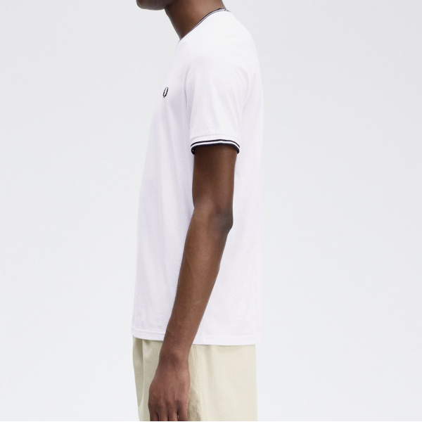 FRED PERRY CAMISETA TWIN TIPPED + MÁS COLORES