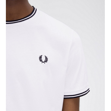 FRED PERRY CAMISETA TWIN TIPPED + MÁS COLORES