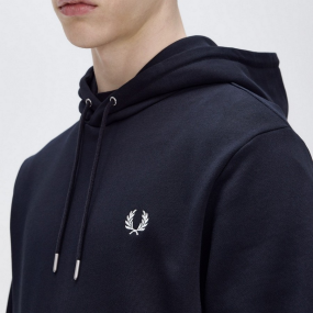 FRED PERRY SUDADERA CON CAPUCHA MARINO 2