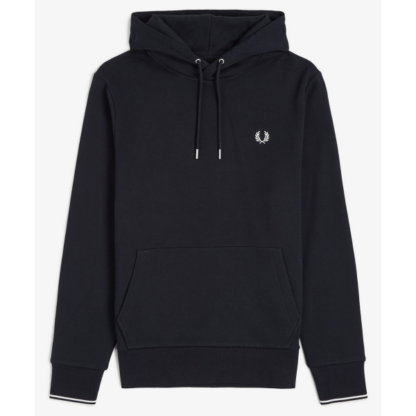 FRED PERRY SUDADERA CON CAPUCHA MARINO