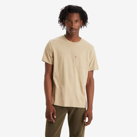 LEVI'S® CAMISETA CLASSIC POCKET TEE FOG SLUB JERS
