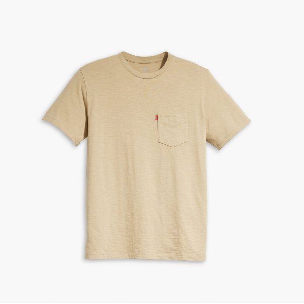 LEVI'S® CAMISETA CLASSIC POCKET TEE FOG SLUB JERS