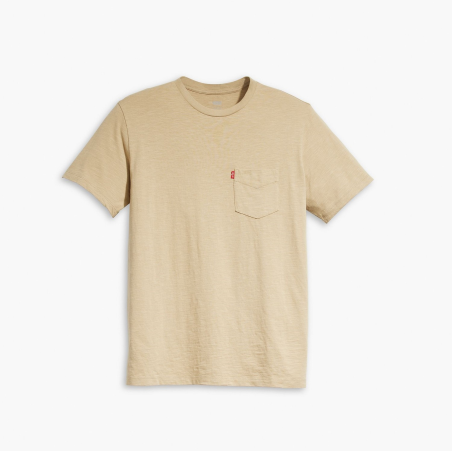 LEVI'S® CAMISETA CLASSIC POCKET TEE FOG SLUB JERS