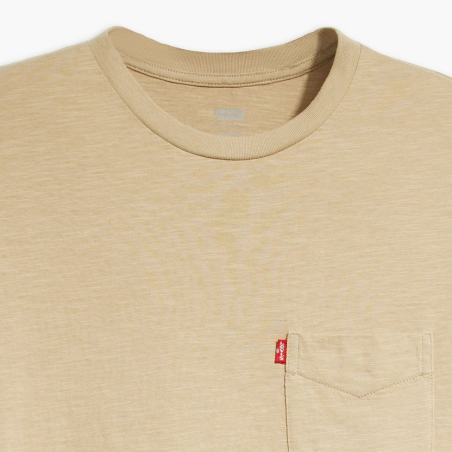 LEVI'S® CAMISETA CLASSIC POCKET TEE FOG SLUB JERS