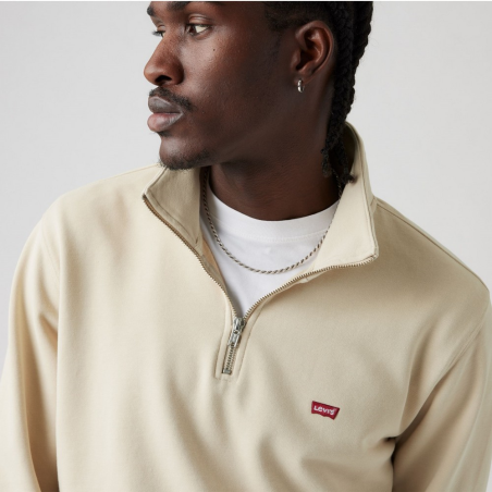 LEVI'S® SUDADERA ORIGINAL HM 1/4 ZIP FOG