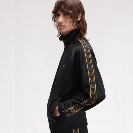 FRED PERRY SUDADERA CONTRAST TAPE TRACK JACKET