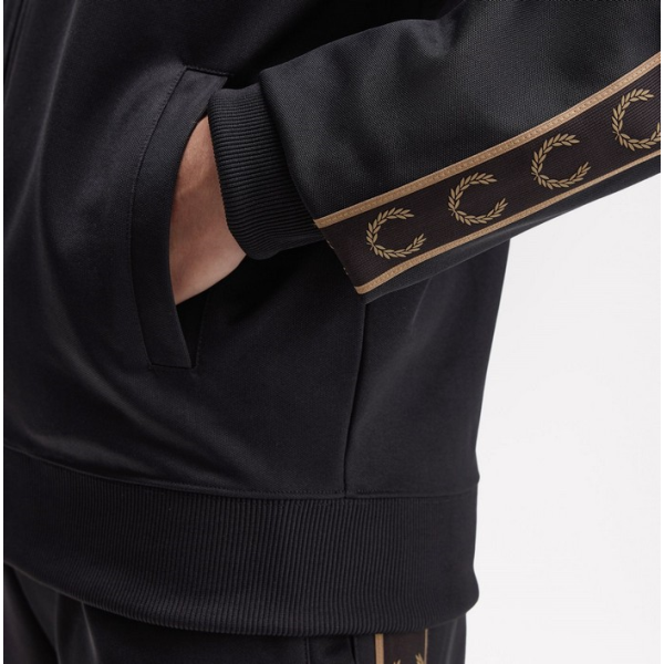 FRED PERRY SUDADERA CONTRAST TAPE TRACK JACKET