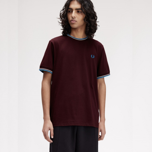 FRED PERRY CAMISETA CON FRANJAS + MÁS  COLORES