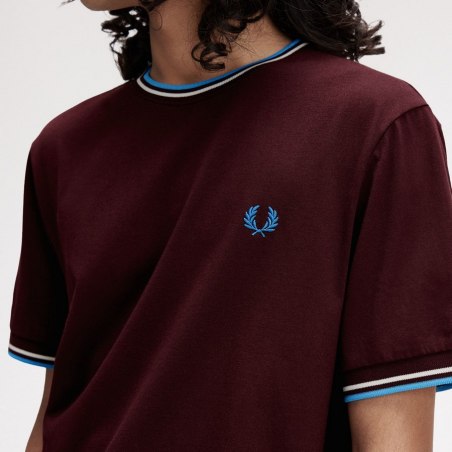 FRED PERRY CAMISETA CON FRANJAS + MÁS  COLORES