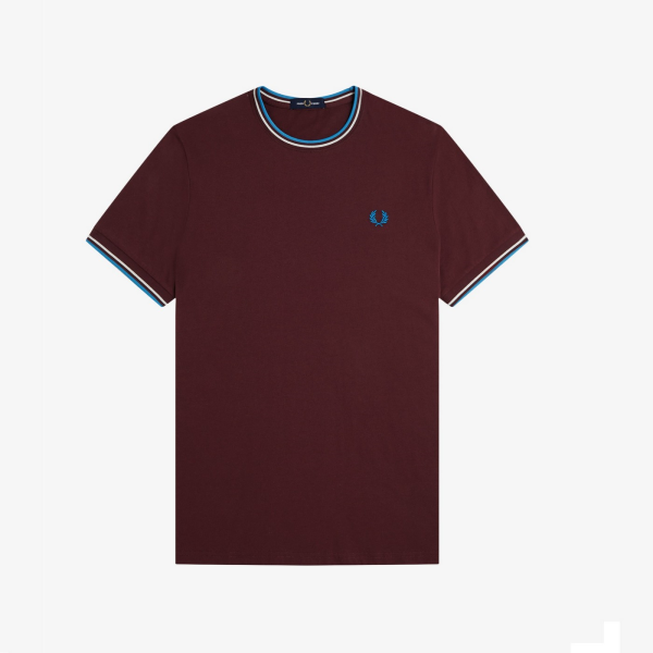 FRED PERRY CAMISETA CON FRANJAS + MÁS  COLORES