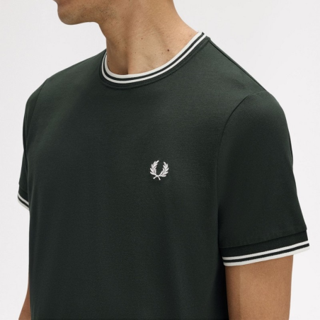 FRED PERRY CAMISETA CON FRANJAS + MÁS  COLORES