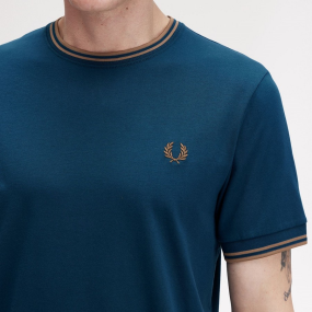 FRED PERRY CAMISETA CON FRANJAS + MÁS  COLORES 2