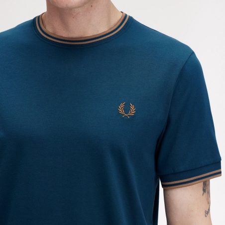 FRED PERRY CAMISETA CON FRANJAS + MÁS  COLORES