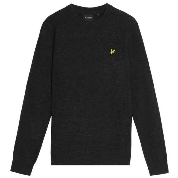LYLE & SCOTT JERSEY LAMBSWOOL BLEND CREW NECK
