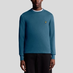 LYLE & SCOTT JERSEY COTTON MERINO CREW NECK JUMPER