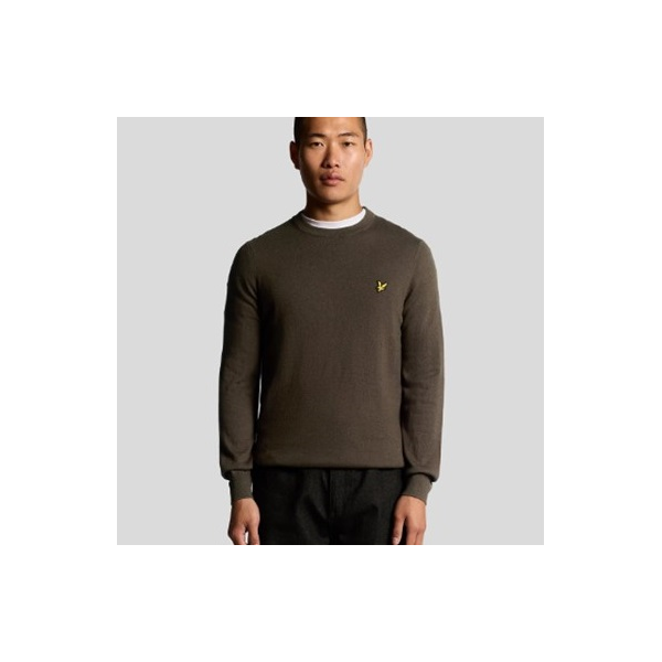 LYLE & SCOTT JERSEY COTTON MERINO CREW NECK JUMPER