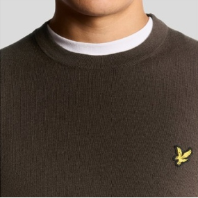 LYLE & SCOTT JERSEY COTTON MERINO CREW NECK JUMPER 2
