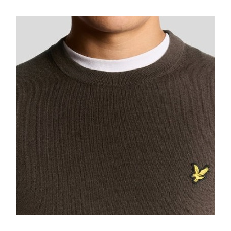LYLE & SCOTT JERSEY COTTON MERINO CREW NECK JUMPER