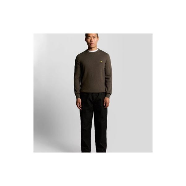 LYLE & SCOTT JERSEY COTTON MERINO CREW NECK JUMPER
