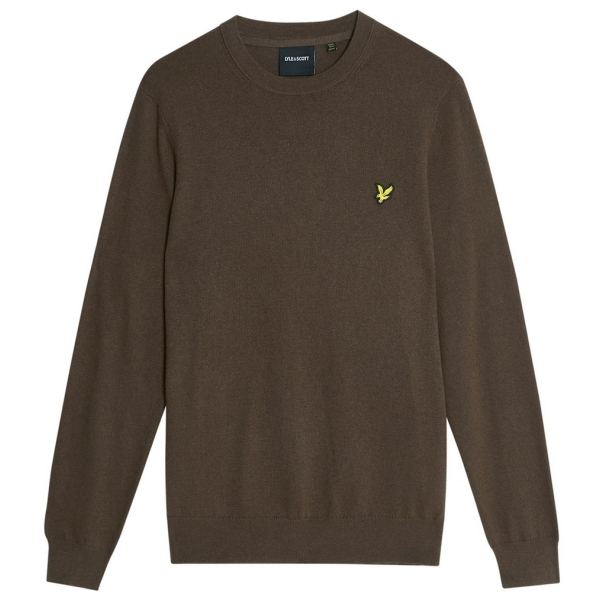 LYLE & SCOTT JERSEY COTTON MERINO CREW NECK JUMPER