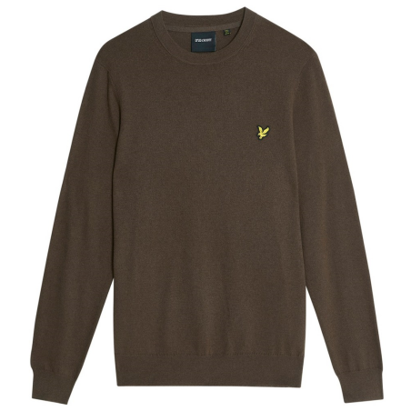 LYLE & SCOTT JERSEY COTTON MERINO CREW NECK JUMPER