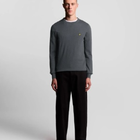 LYLE & SCOTT JERSEY COTTON MERINO CREW NECK JUMPER 2