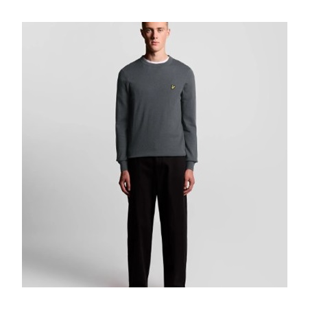 LYLE & SCOTT JERSEY COTTON MERINO CREW NECK JUMPER
